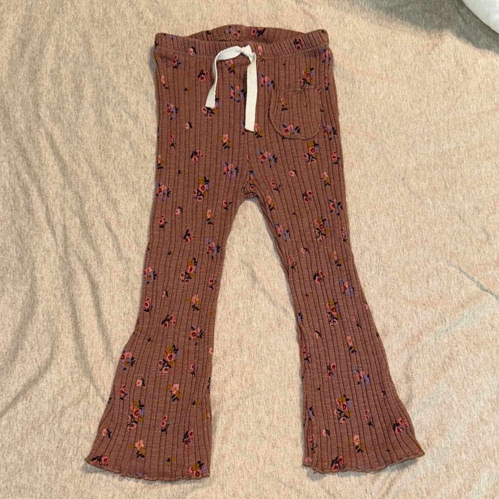Floral Brown Kids Bottoms